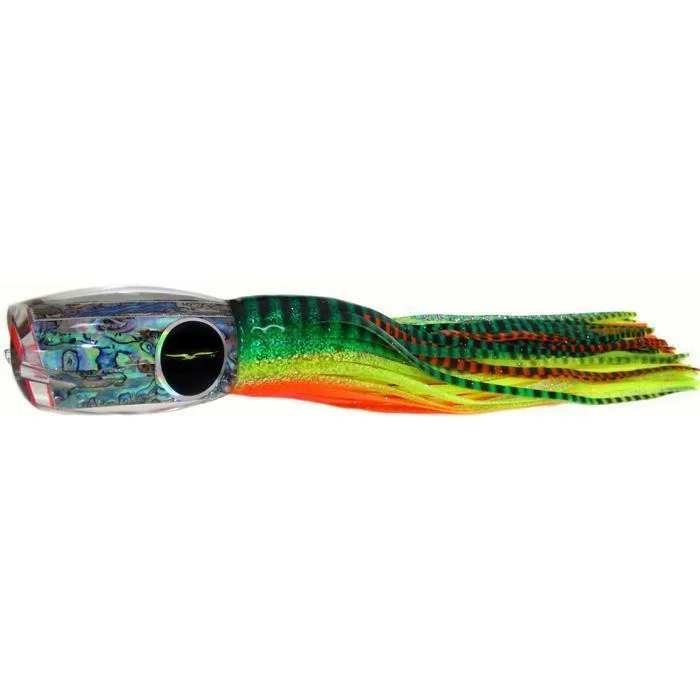 Fishing bait pressing holder-Black Bart Blue Breakfast Heavy Tackle Lure - Green Orange Tiger/Yellow Tiger