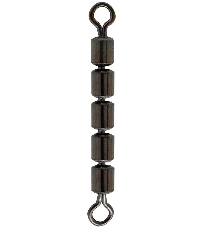 Fishing hook threading stand-Pucci 5-Bead Rolling Chain Swivels