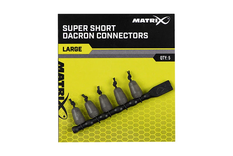 Fishing bait drying holder-Matrix Super Short Dacron Connectors