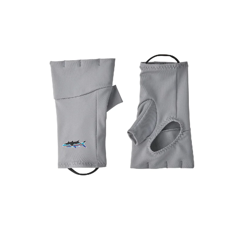 Fishing tackle adjustable rack-Patagonia Sun Gloves Salt Grey