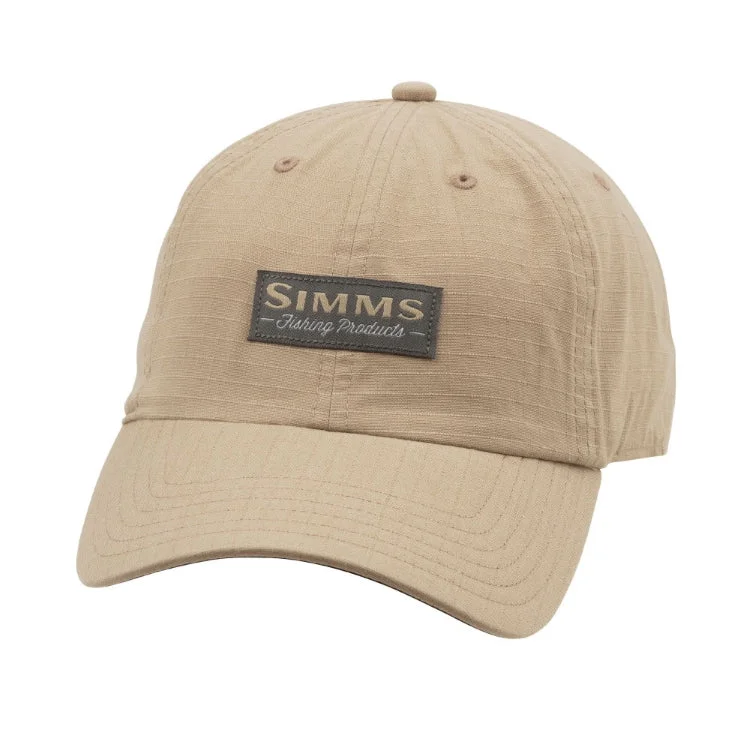 Fishing rod stabilizing holder-Simms Ripstop Cap - Khaki