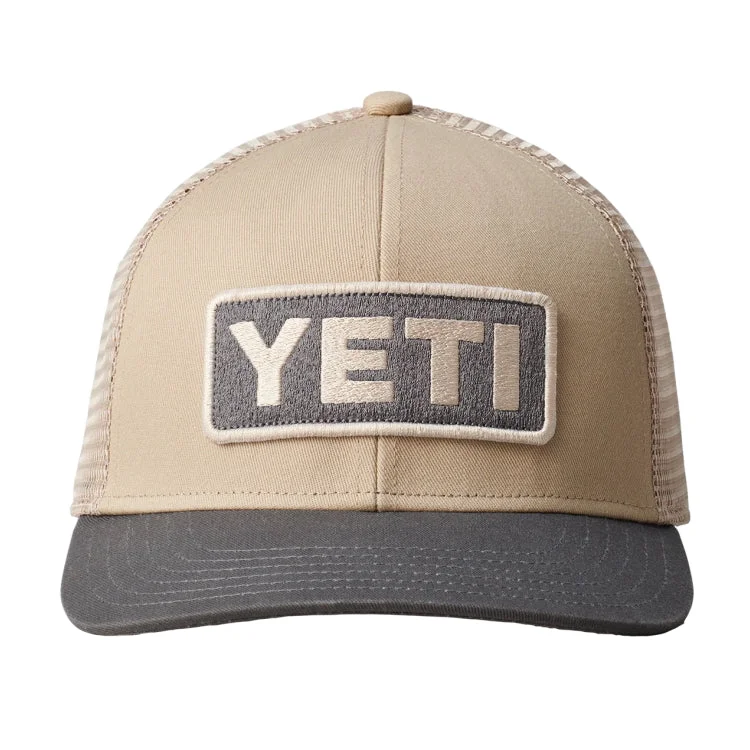 Fishing pliers precision grip-Yeti Logo Badge Trucker Cap - Sharptail Taupe/Grey