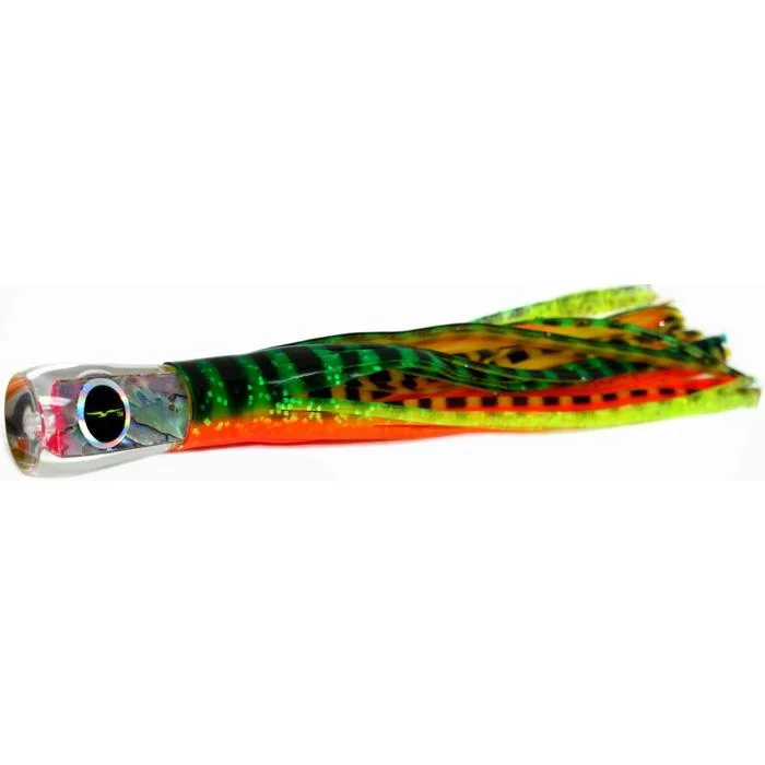 Fishing pliers with jaw rack-Black Bart Bully Micro Bait Lure - Green Orange Tiger/Yellow Tiger