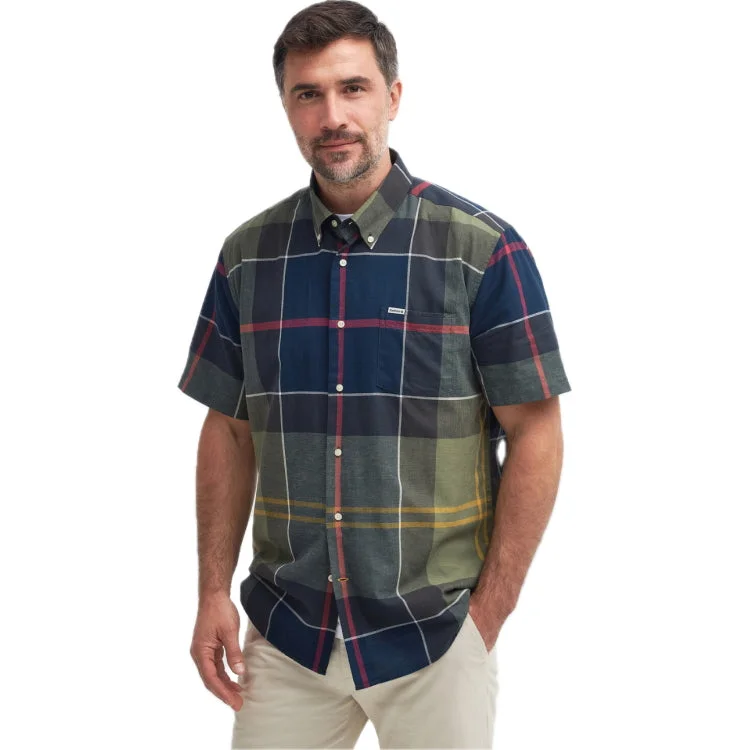 Fishing pliers with jaw stand-Barbour Douglas Short Sleeved Regular Fit Shirt - Classic Tartan