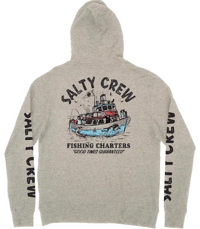 Fishing rod height rack-Salty Crew Fishing Charters Fleece Hoodie