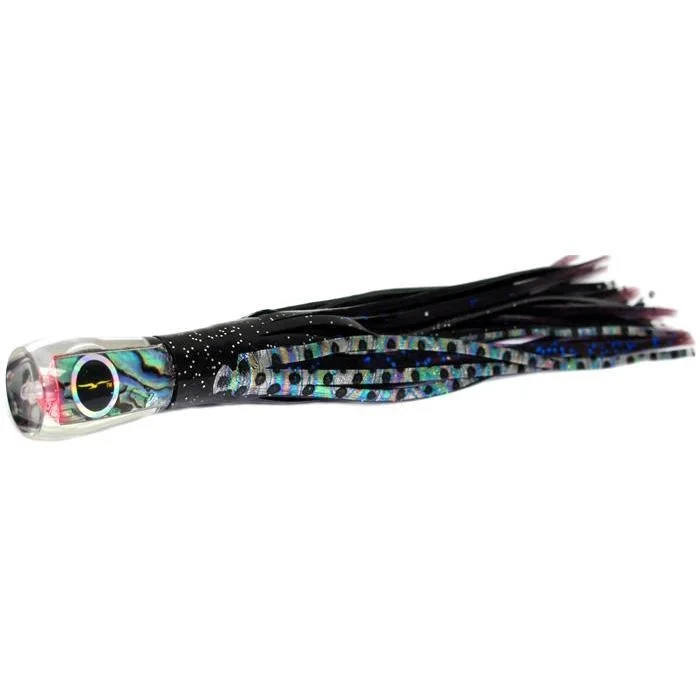 Fishing bait freezing rack-Black Bart Bully Micro Bait Lure - Black Dot/Purple Blue Dot