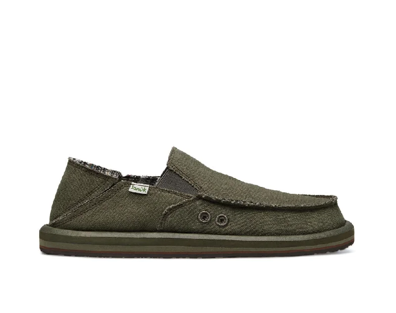 Fishing line knot holder-Men's Vagabond Soft Top Hemp Shoe