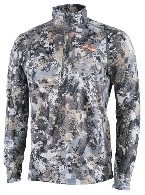 Fishing bait drying clamp-'Sitka' Men's Core Midweight Zip T-Shirt - Whitetail : Elevated II