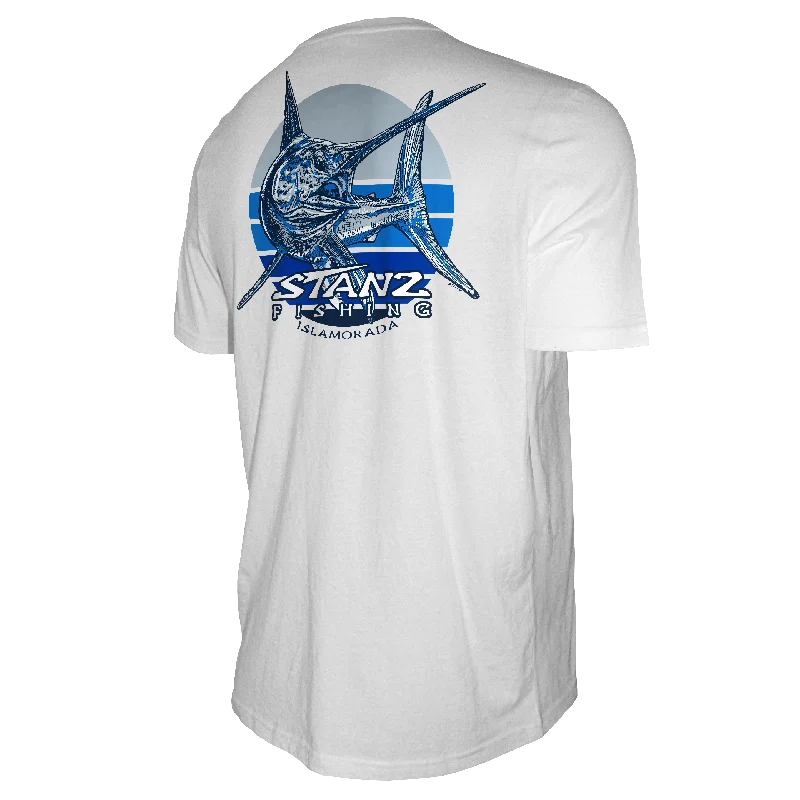 Fishing reel drag rack-Men's Short Sleeve Tee - STANZ Jumping Sword