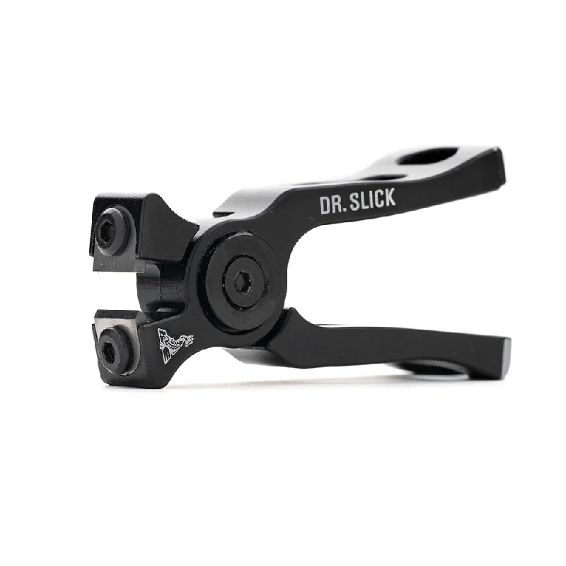 Fishing line splicing clamp-DR. SLICK CYCLONE NIPPERS - Black