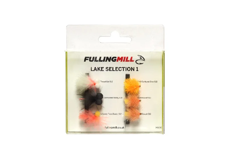 Fishing tackle foldable stand-FULLING MILL GRAB A PACK - LAKE SELECTION 1