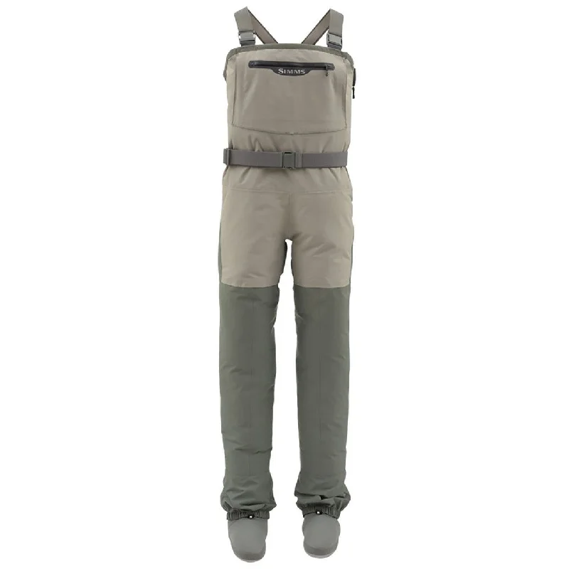 Fishing hook threading stand-Simms Women's Freestone Z Stockingfoot Chest Waders - Beige/Khaki