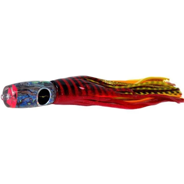 Fishing line braiding clamp-Black Bart Mini 1656 Flat Nose Medium Tackle Lure - Red Tiger/Yellow Black Tiger