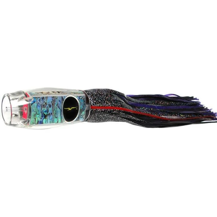 Fishing rod stabilizing strap-Black Bart Brazil ProJet Heavy Tackle Lure - Black Red/Purple Fleck