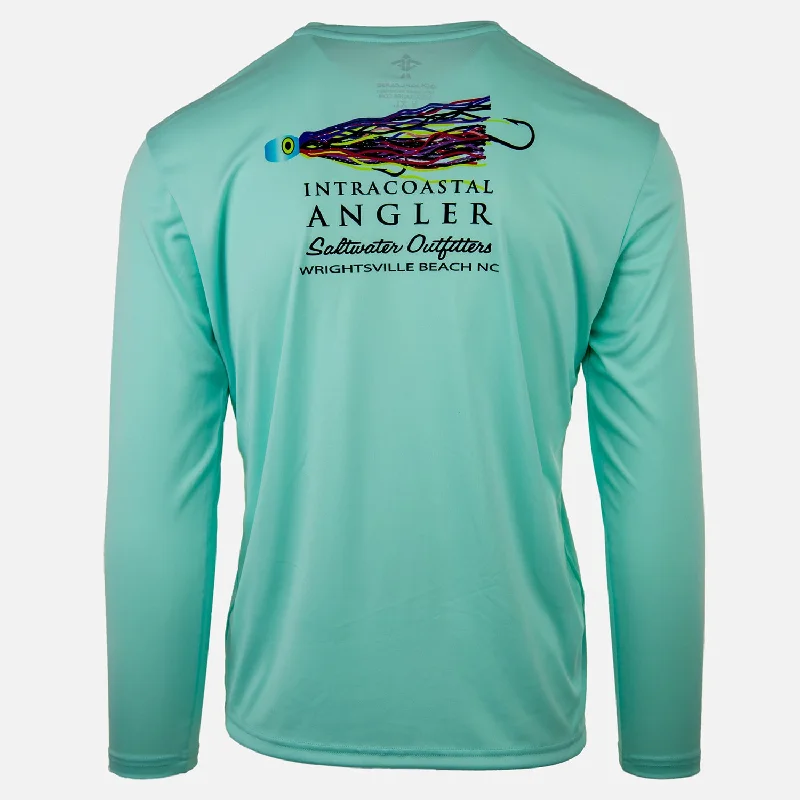 Fishing line weight tester-Aquaflauge Youth Long Sleeve Performance Shirt