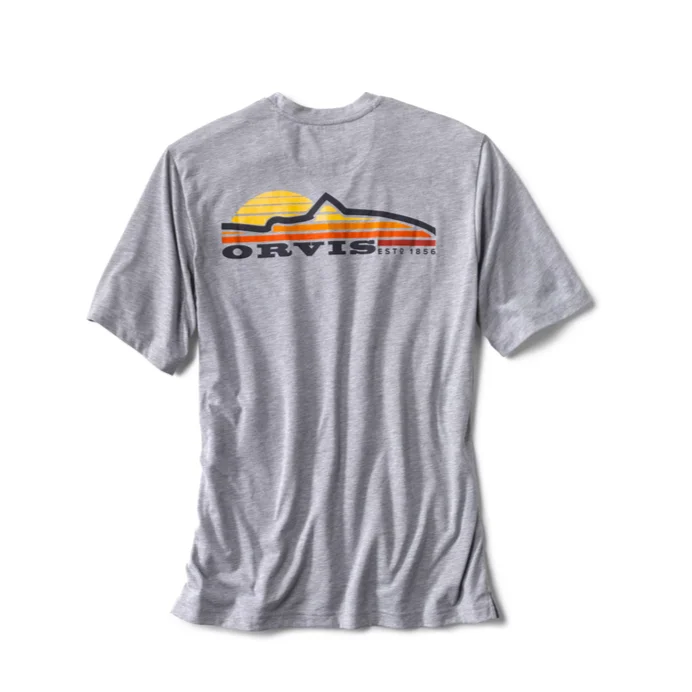 Fishing tackle modular stand-Orvis DriRelease SS Logo Tee